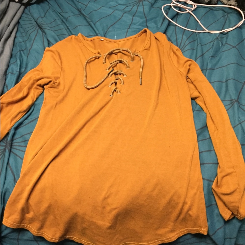 Lace Up Top